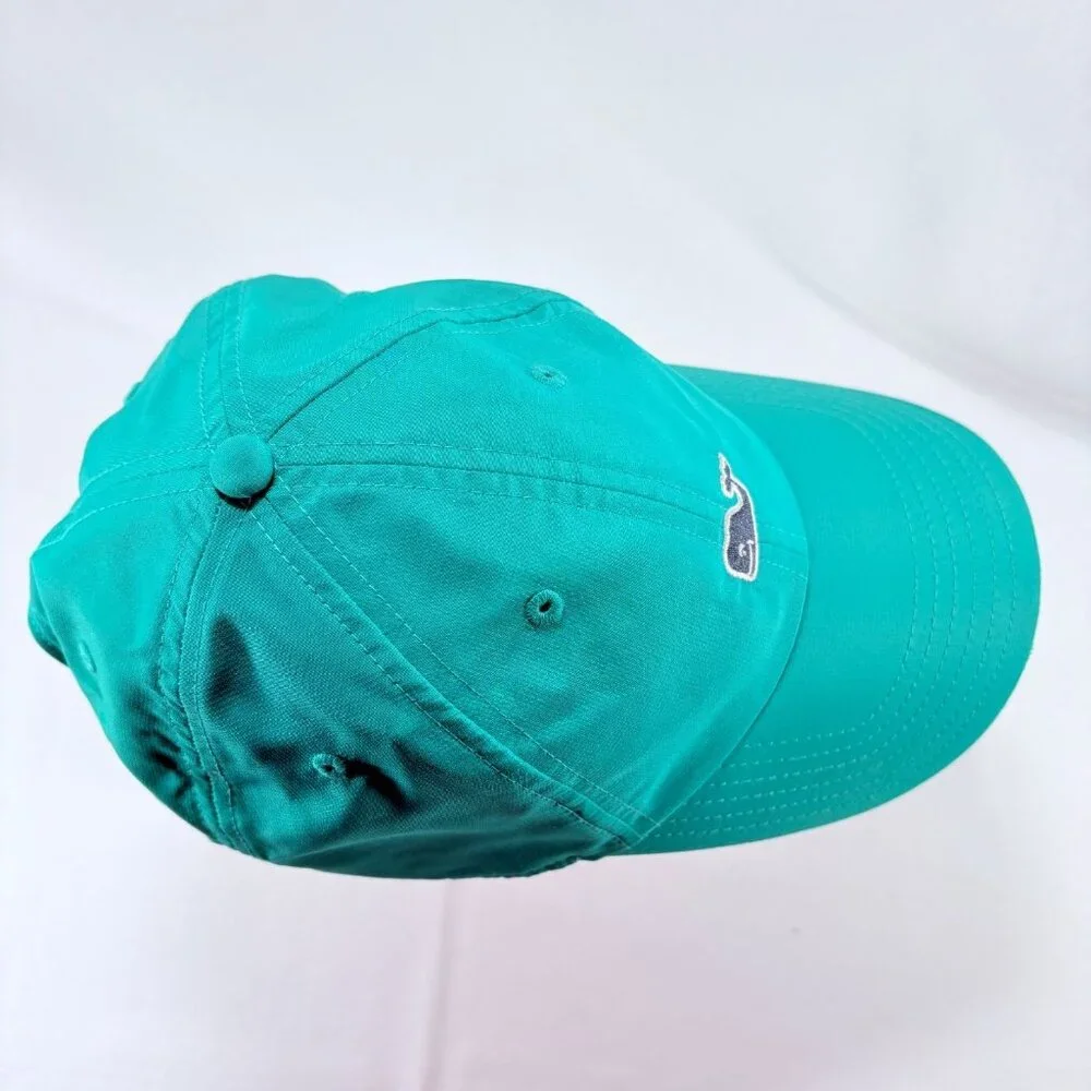 Vineyard Vines Embroidered Logo Womens Green Strap‎ Back Baseball Cap Hat